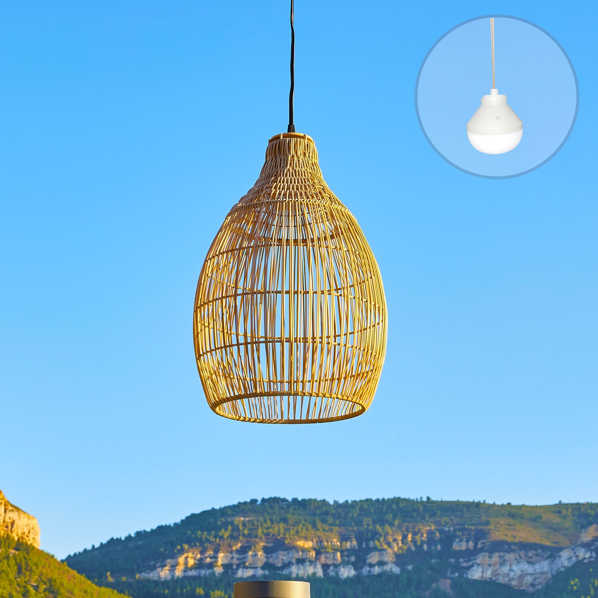 Holiday - Suspension Sans Fil - Polyrotin - Beige