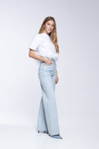 Jeans Scarlettt - Strass Bleu