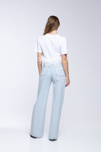 Jeans Scarlettt - Strass Bleu