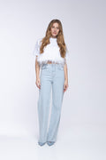 Jeans Scarlettt - Strass Bleu