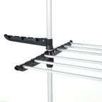 Séchoir à linge étendoir multifonction 18M ULTIMA 3 niveaux Noir et inox - REDDECO.com