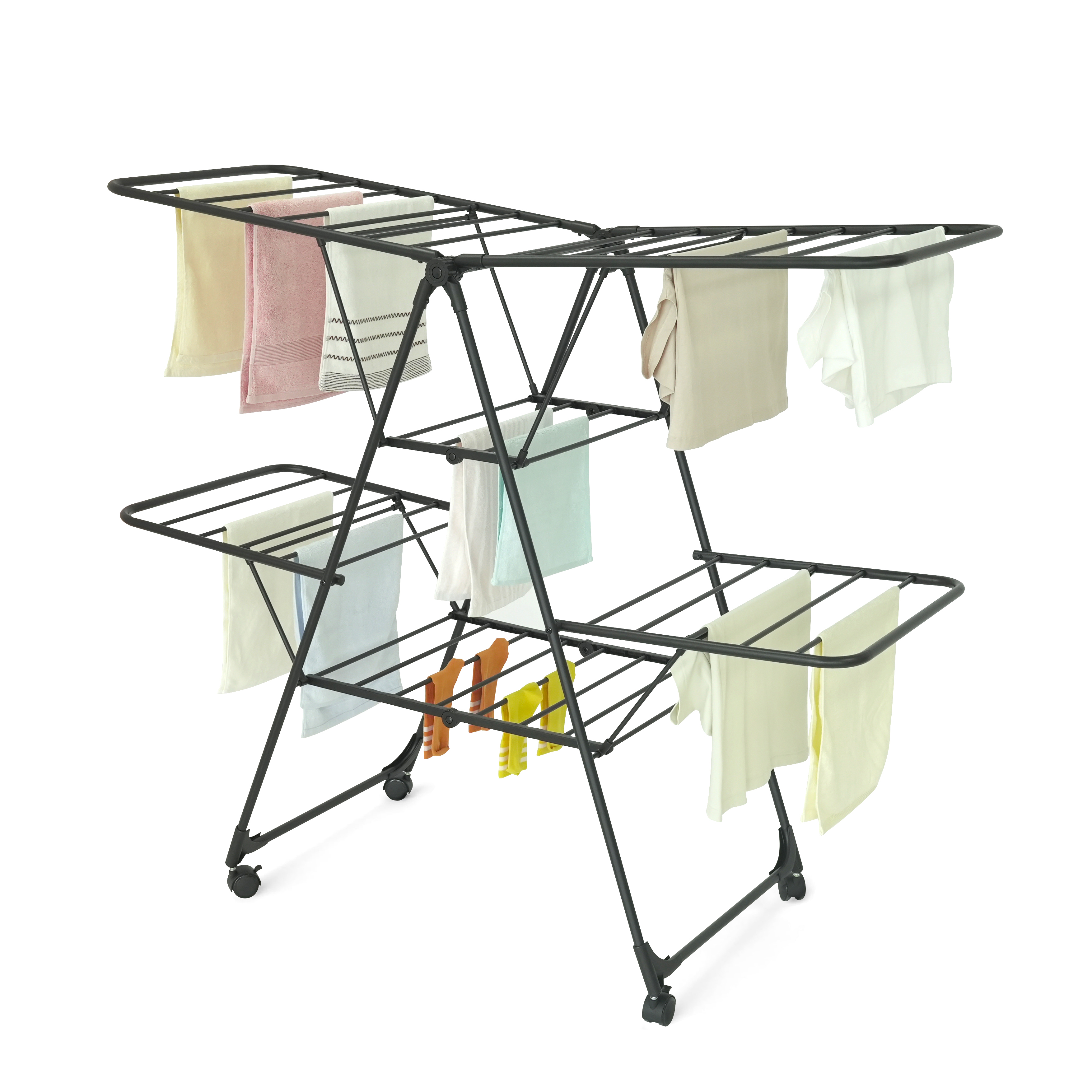 Étendoir À Linge Pliable Alba - 26M - Noir