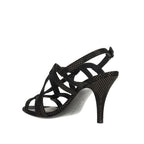 Salvatore Ferragamo Gal Heel Sandals - Black - Femme