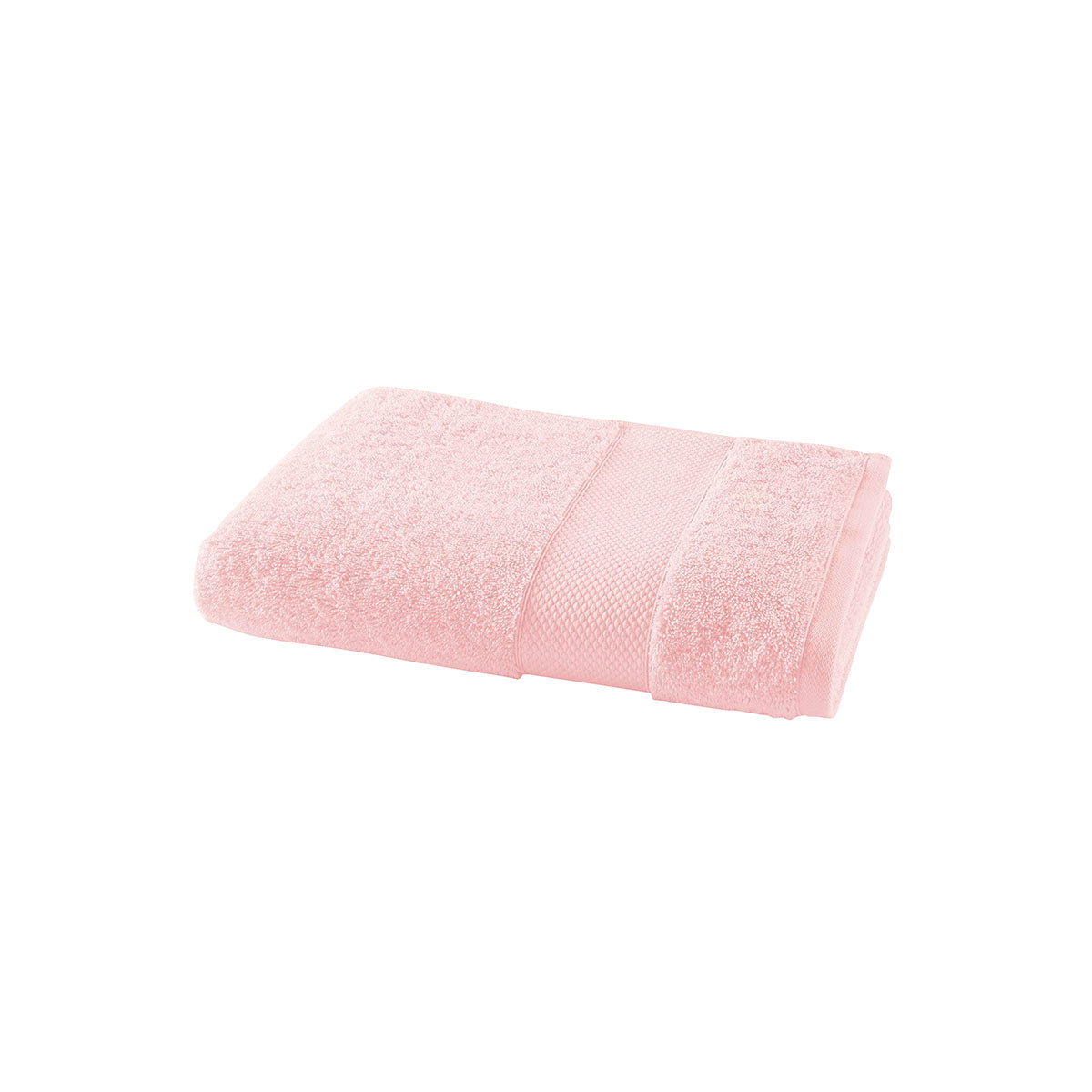 Eponge Unie - Serviette De Toilette - Rose Pâle
