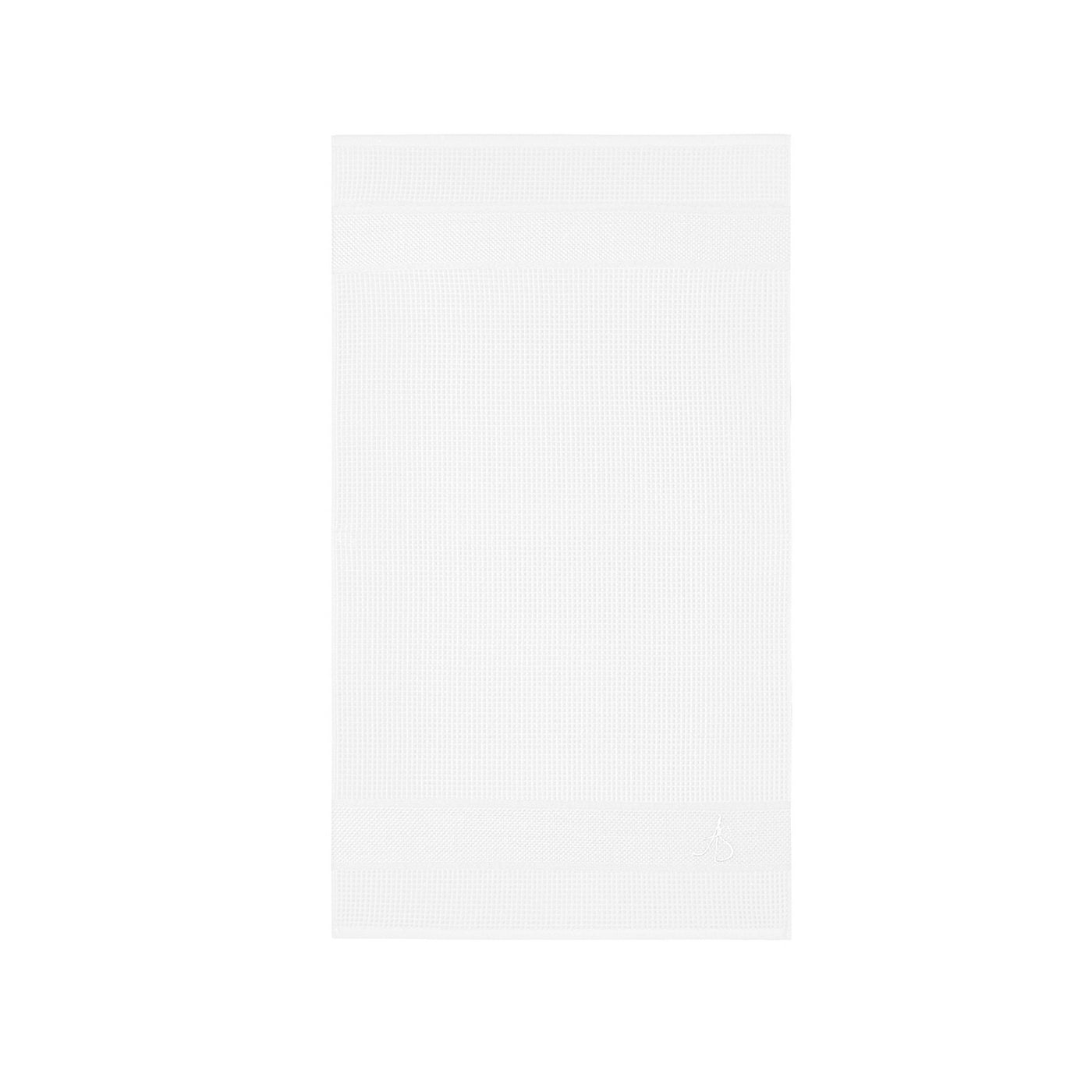 Nid D'Abeille - Serviette De Toilette - Blanc