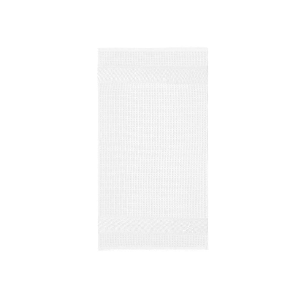 Nid D'Abeille - Serviette Invité  - Blanc