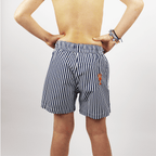 Short De Bain Enfant - Le Petit Immergé Rayé