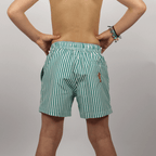 Short De Bain Enfant - Le Petit Poséidon Rayé