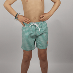 Short De Bain Enfant - Le Petit Poséidon Rayé