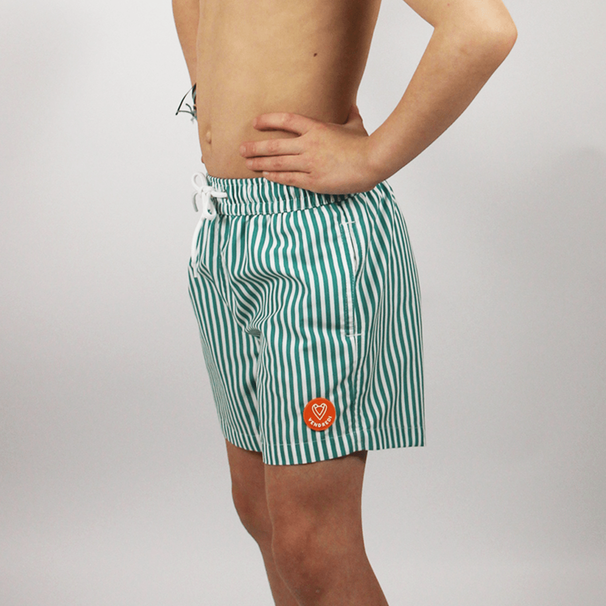 Short De Bain Enfant - Le Petit Poséidon Rayé