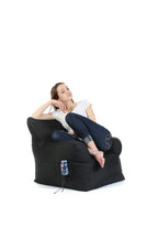 Pouf Beansofa - 95x13,5cm - Noir