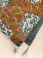 Sofa cover - Hortense bleu - 85x185cm - kirane