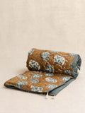 Sofa cover - Hortense bleu - 85x185cm - kirane