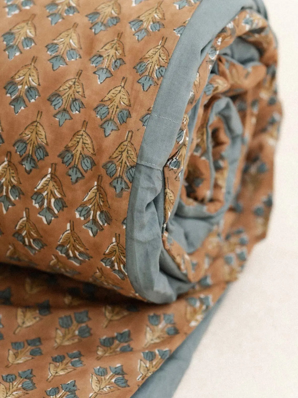 Sofa cover - Pauline bleu - 85x185cm - kirane
