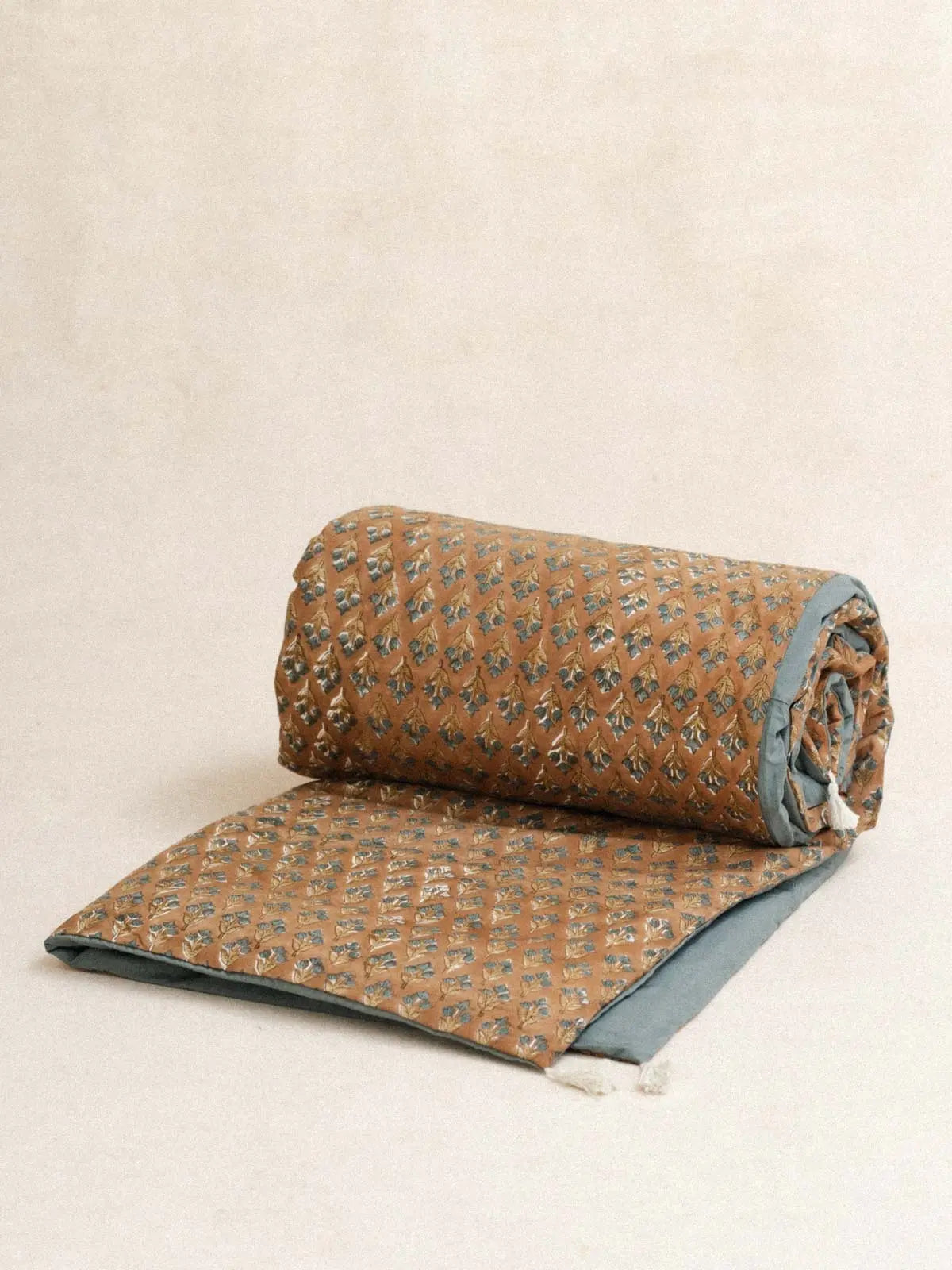 Sofa cover - Pauline bleu - 85x185cm - kirane