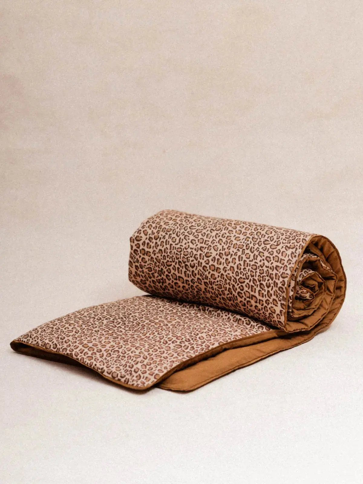 Sofa cover -  Léopard Fauve - 85x185cm KIRANE