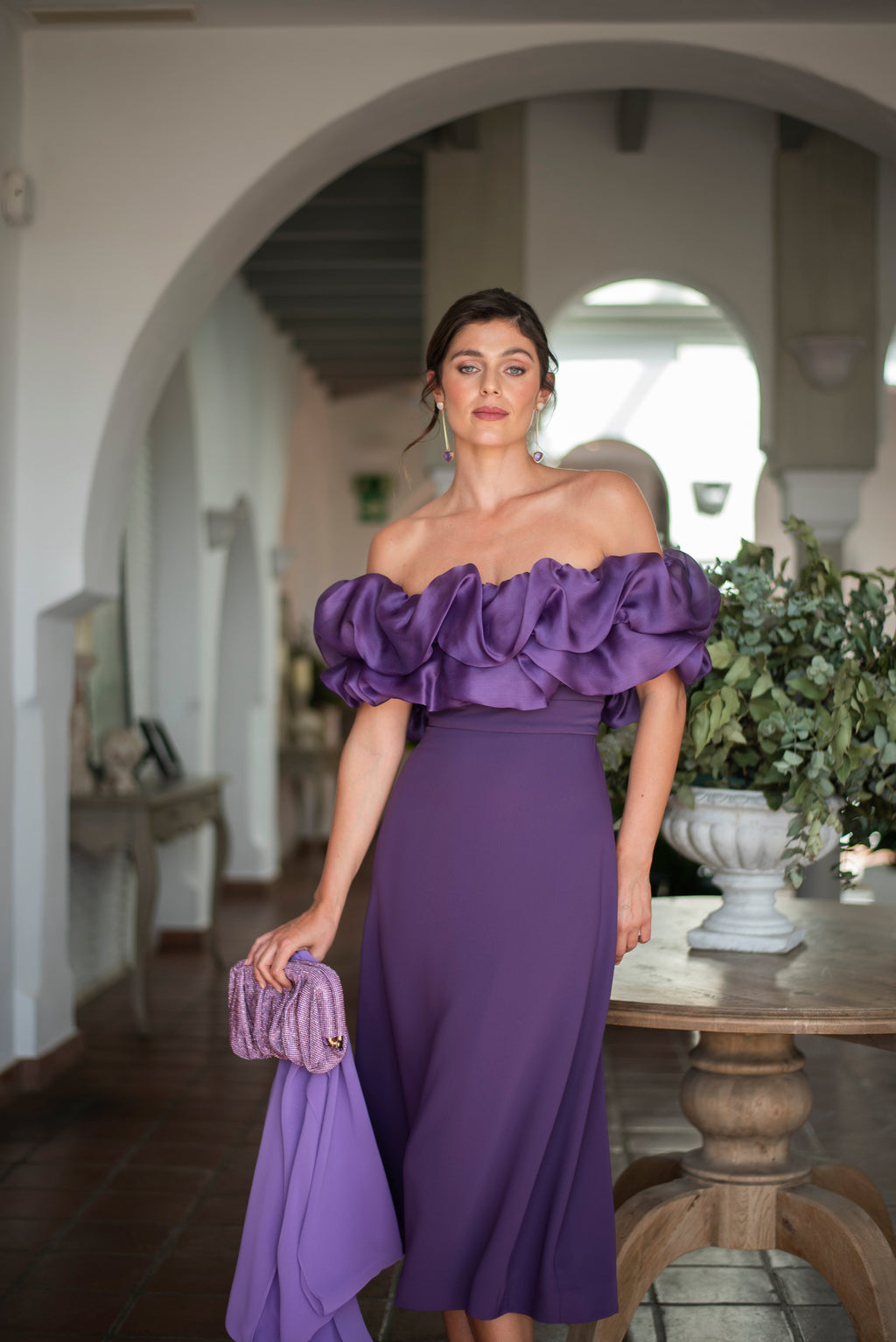 Robe Solène - Prune