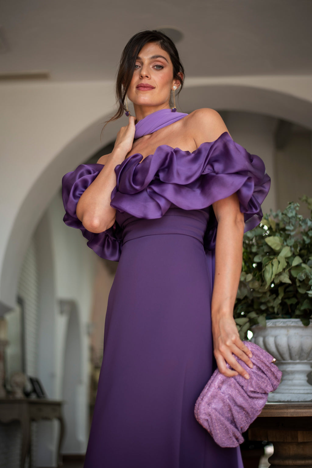 Robe Solène - Prune