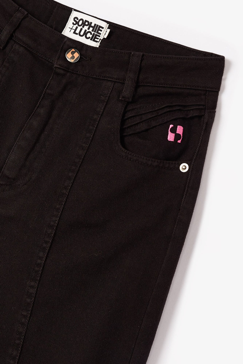 Jean 90'S Sergé Noir
