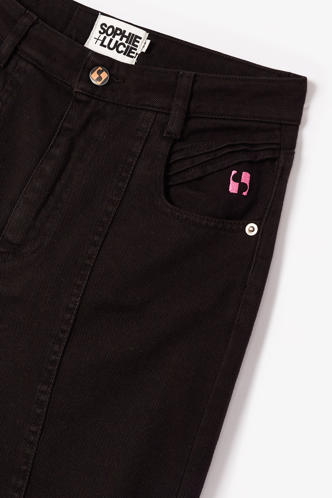 Jean 90'S Sergé Noir