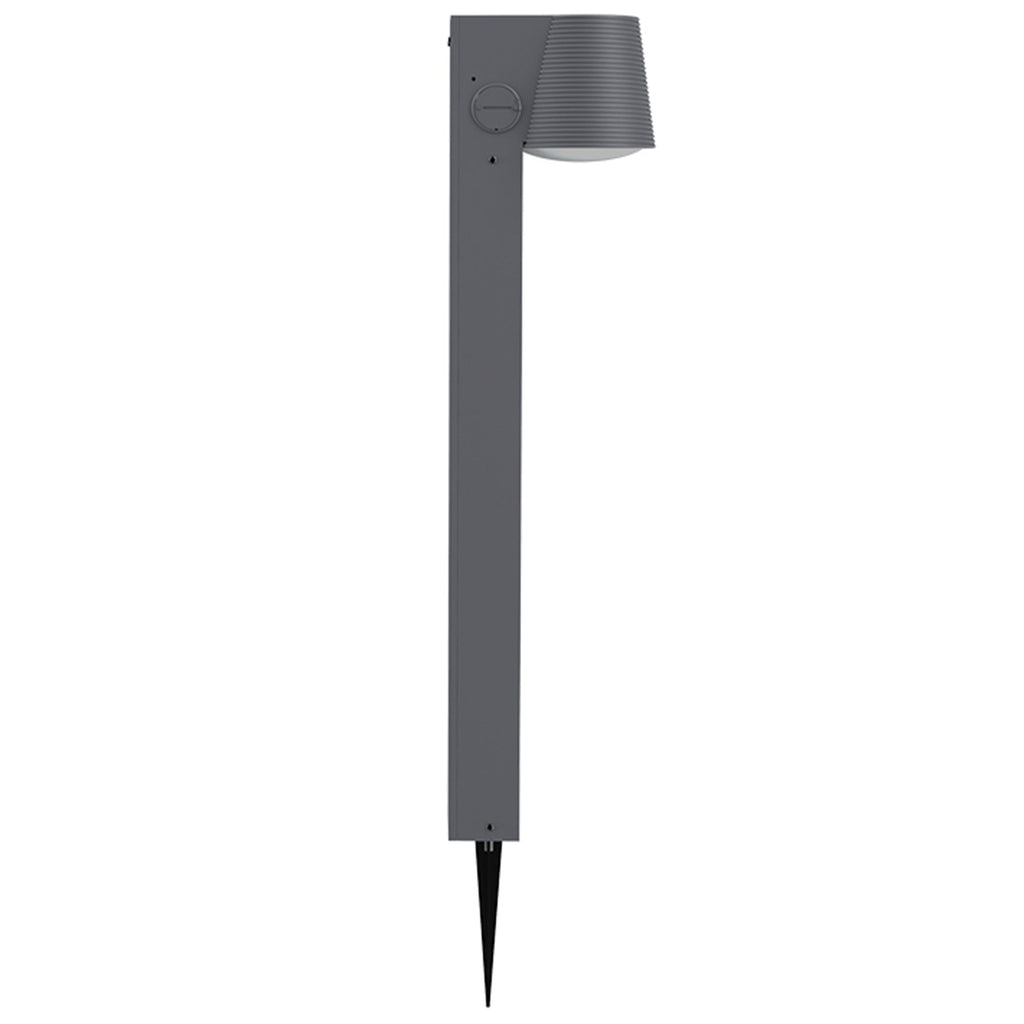 Soltek - Borne & Potelet Solaire - Acier - Noir