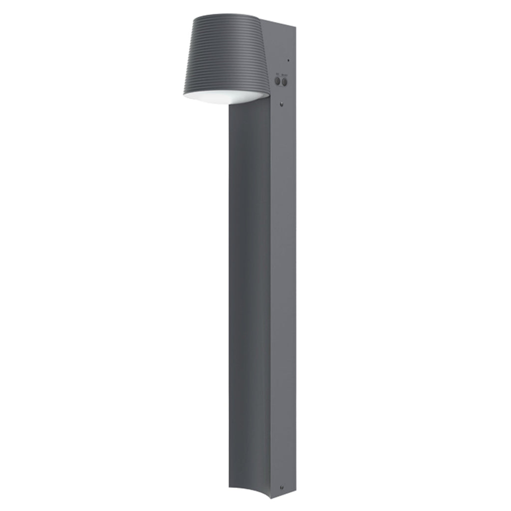 Soltek - Borne & Potelet Solaire - Acier - Noir
