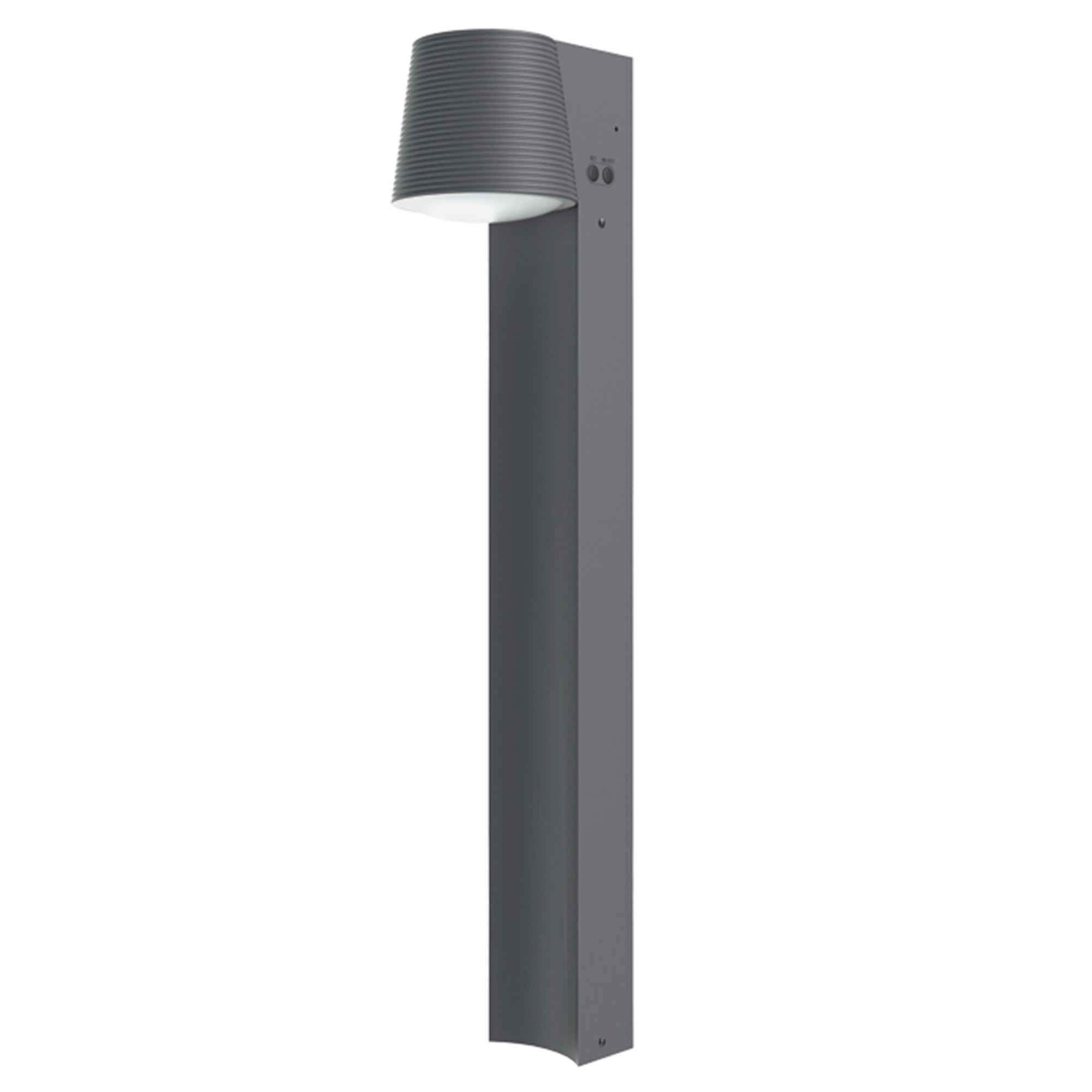 Soltek - Borne & Potelet Solaire - Acier - Noir