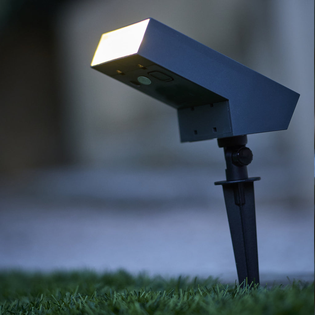 Soltek - Spot Solaire - Aluminium - Noir