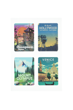 Planche De 12 Stickers - Cities