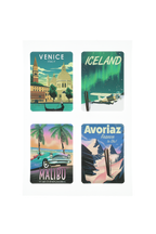 Planche De 12 Stickers - Cities