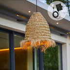 Anafi - Suspension Solaire - Jonc De Mer - Beige
