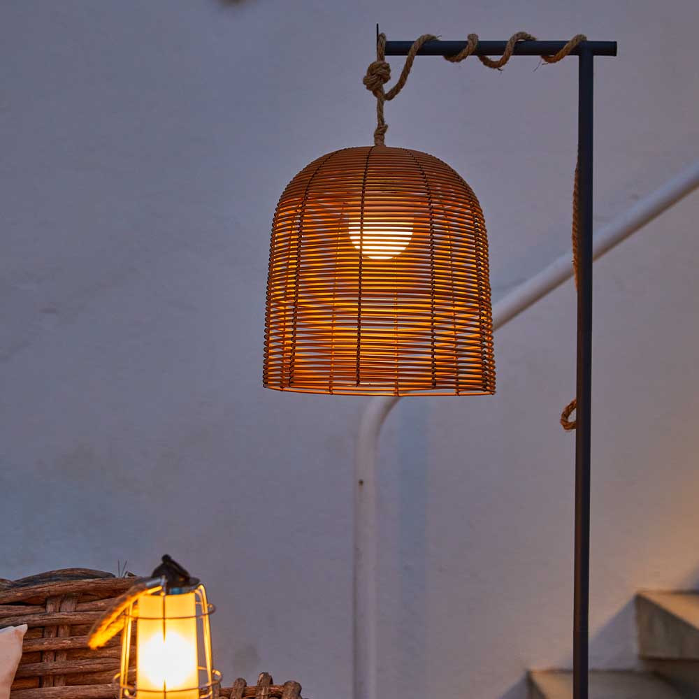 Hold Me - Support Lampe - Acier - Gris