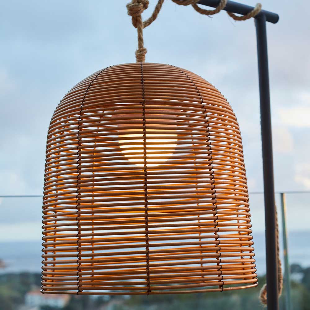 Hang Boheme - Suspension Sans Fil - Polyrotin - Beige