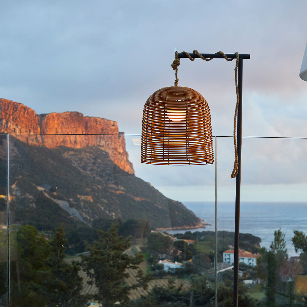 Hang Boheme - Suspension Sans Fil - Polyrotin - Beige