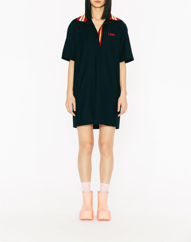Margaux Lonnberg - Robe Swington - Bleu Marine