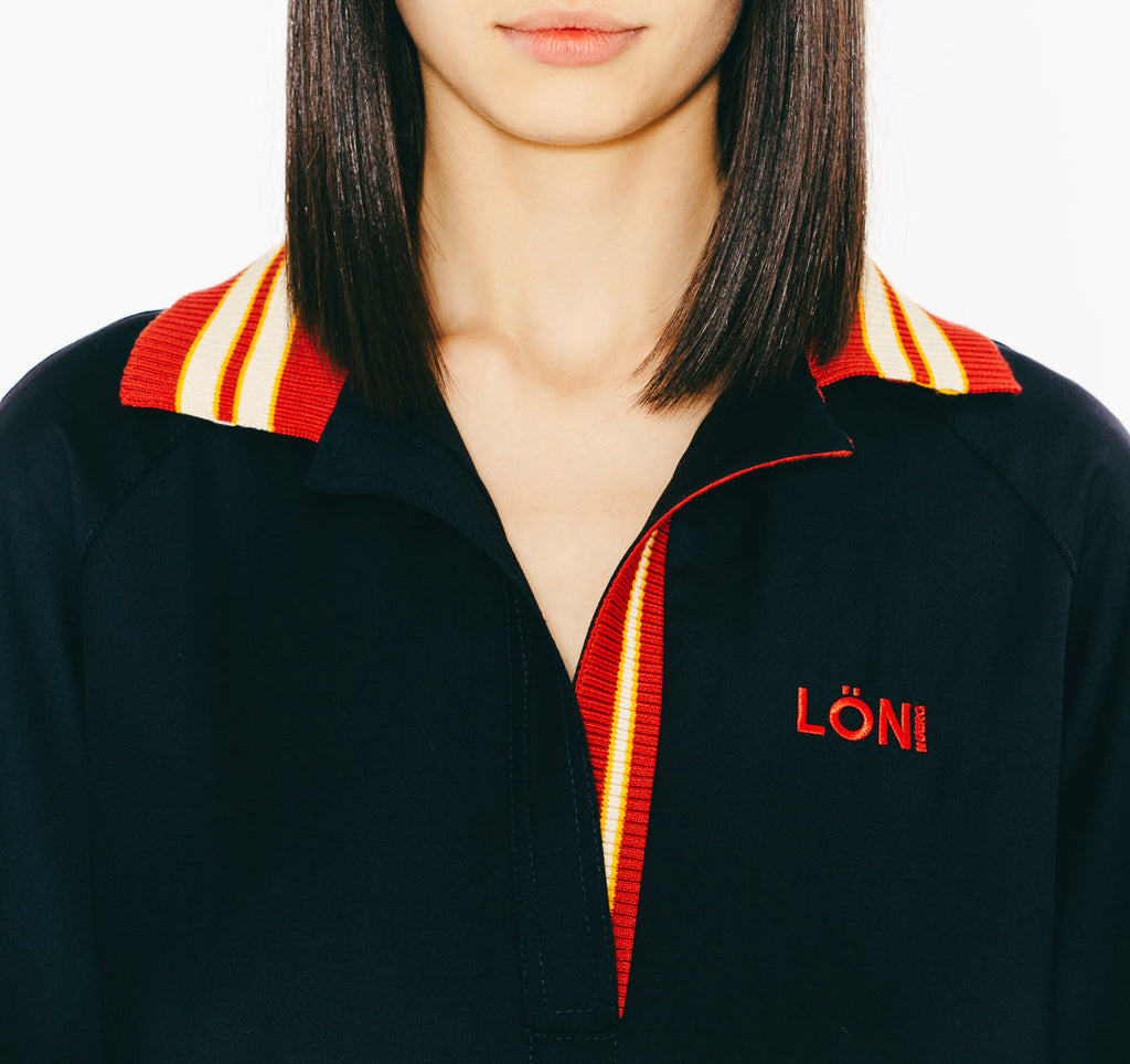 Margaux Lonnberg - Robe Swington - Bleu Marine