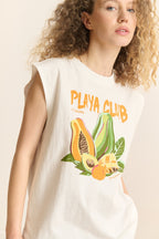 T-Shirt Playa - Blanc