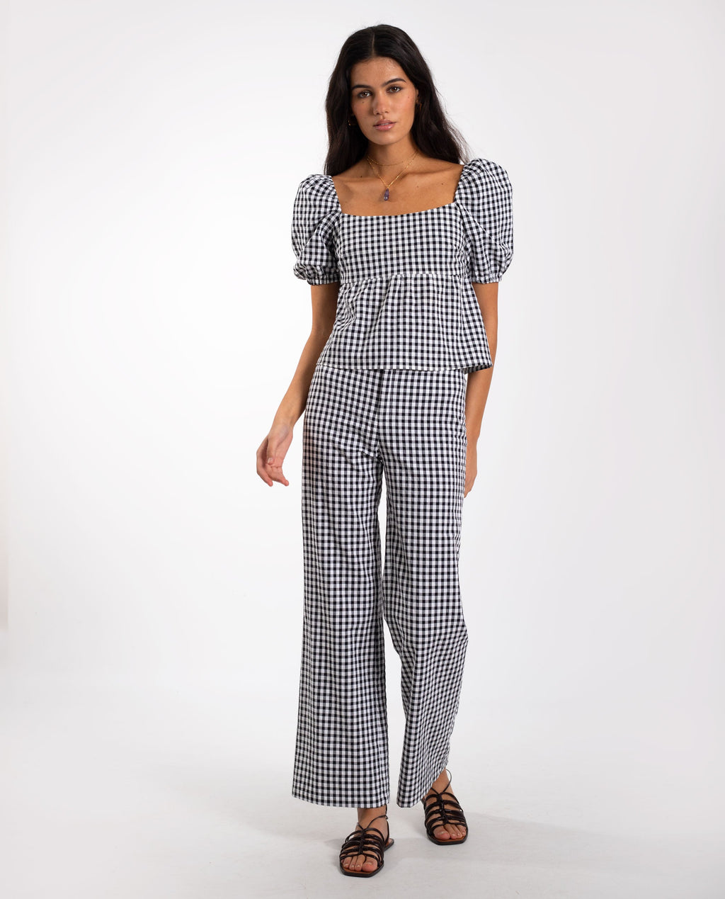 Blouse Sunset Lover - Blanc Et Noir