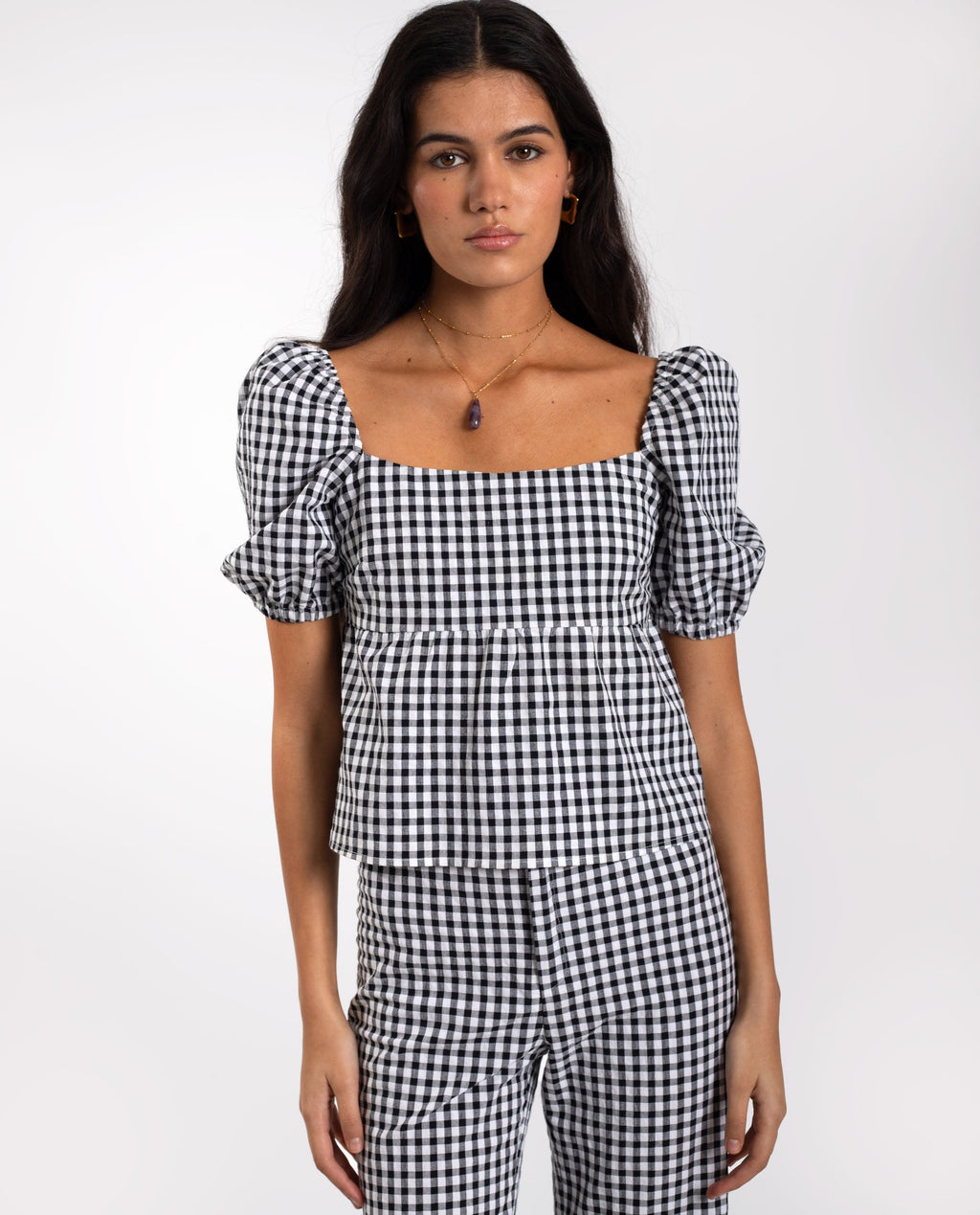 Blouse Sunset Lover - Blanc Et Noir