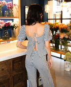 Blouse Sunset Lover - Blanc Et Noir