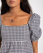 Blouse Sunset Lover - Blanc Et Noir