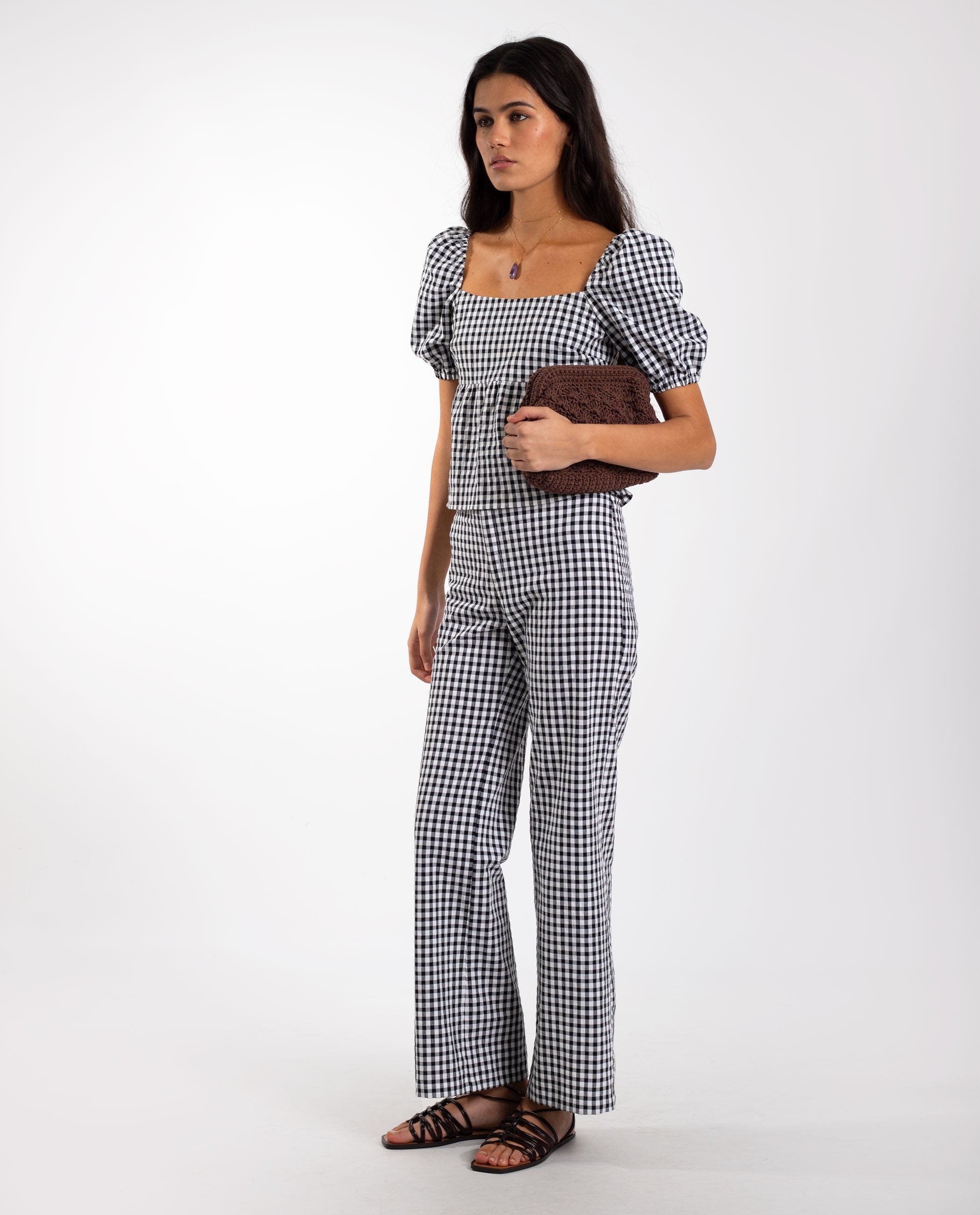 Blouse Sunset Lover - Blanc Et Noir