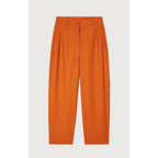 Pantalon Évasé Taille Haute - Cannelle - Femme