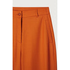 Pantalon Évasé Taille Haute - Cannelle - Femme