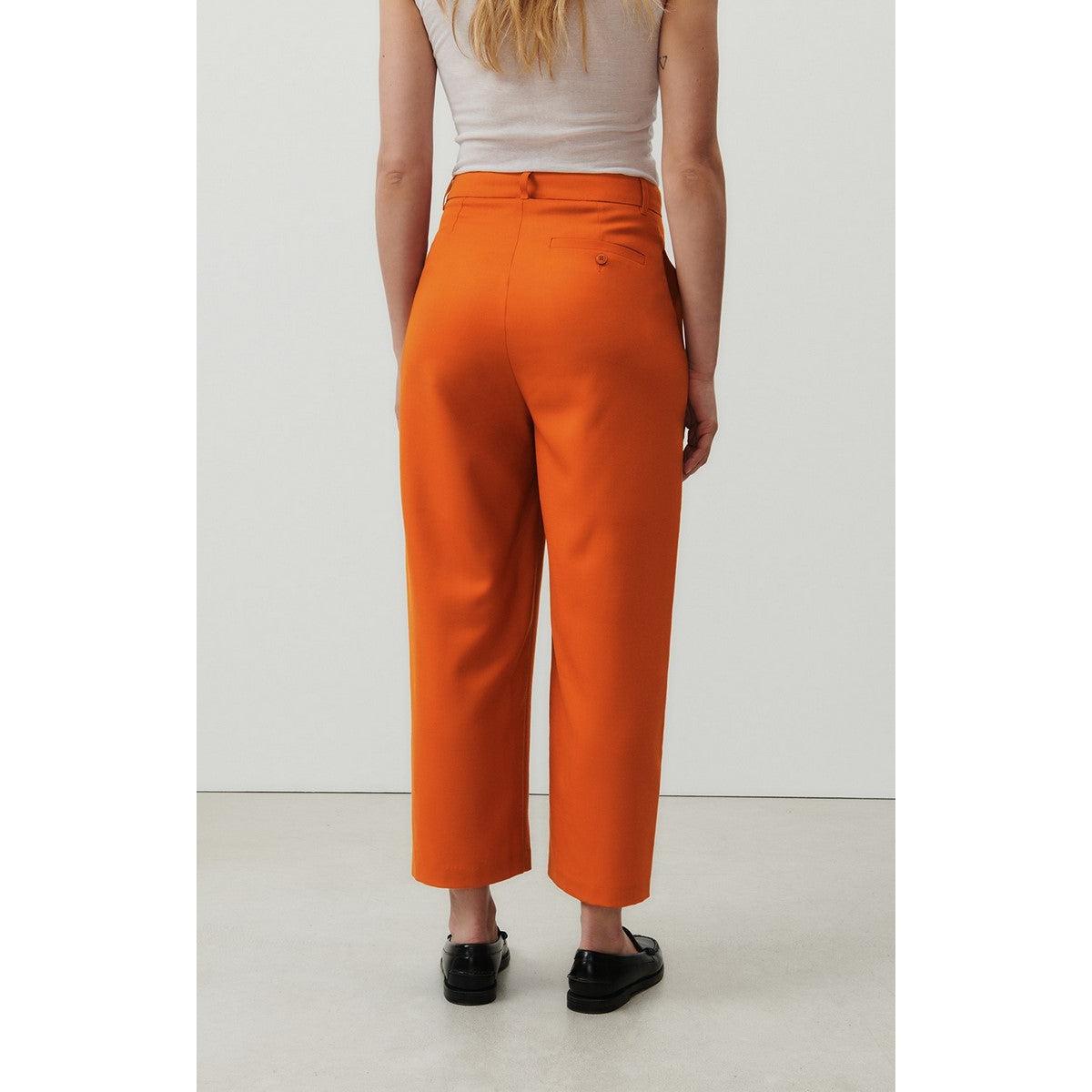 Pantalon Évasé Taille Haute - Cannelle - Femme