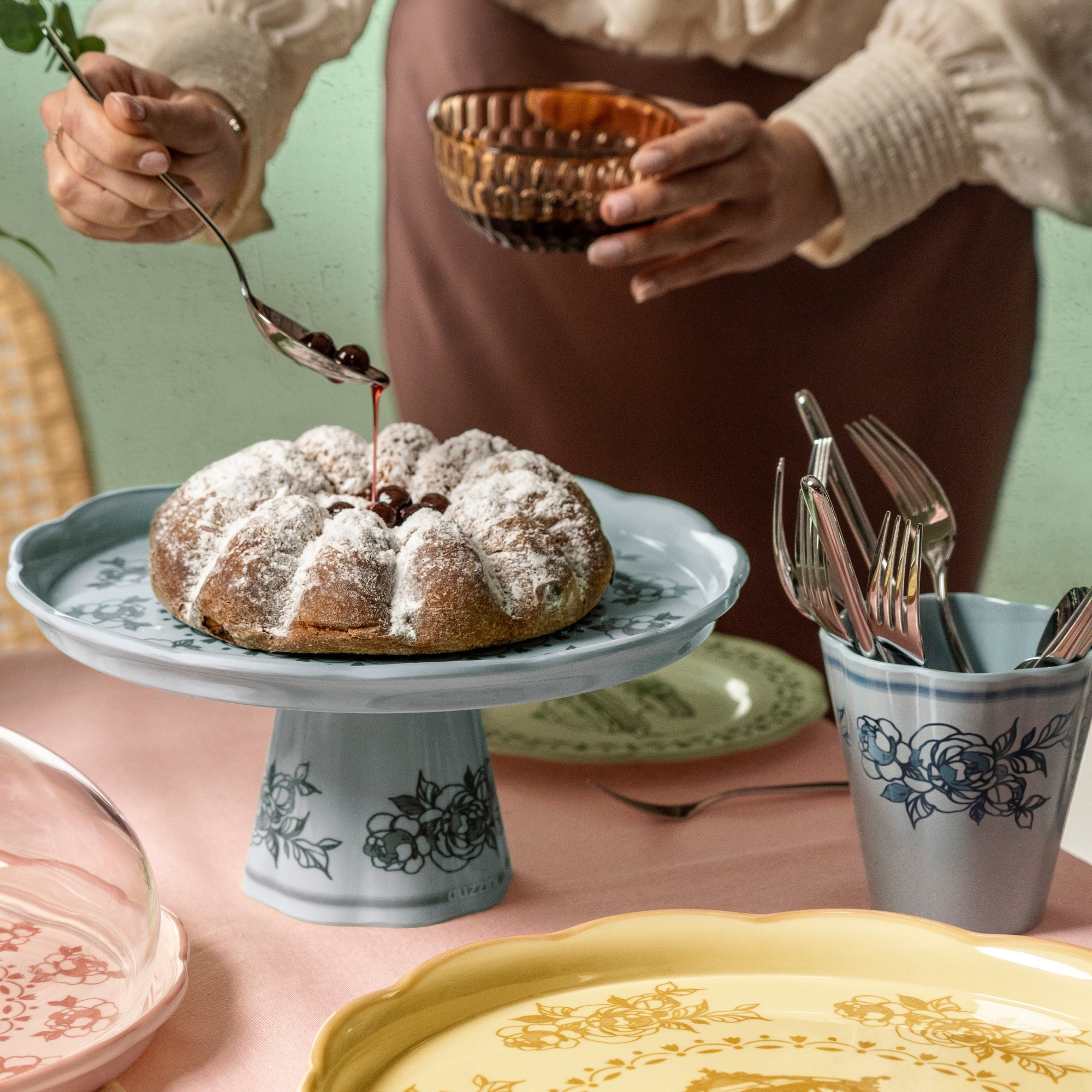 Présentoir À Gâteau Avec Cloche "Josephine"