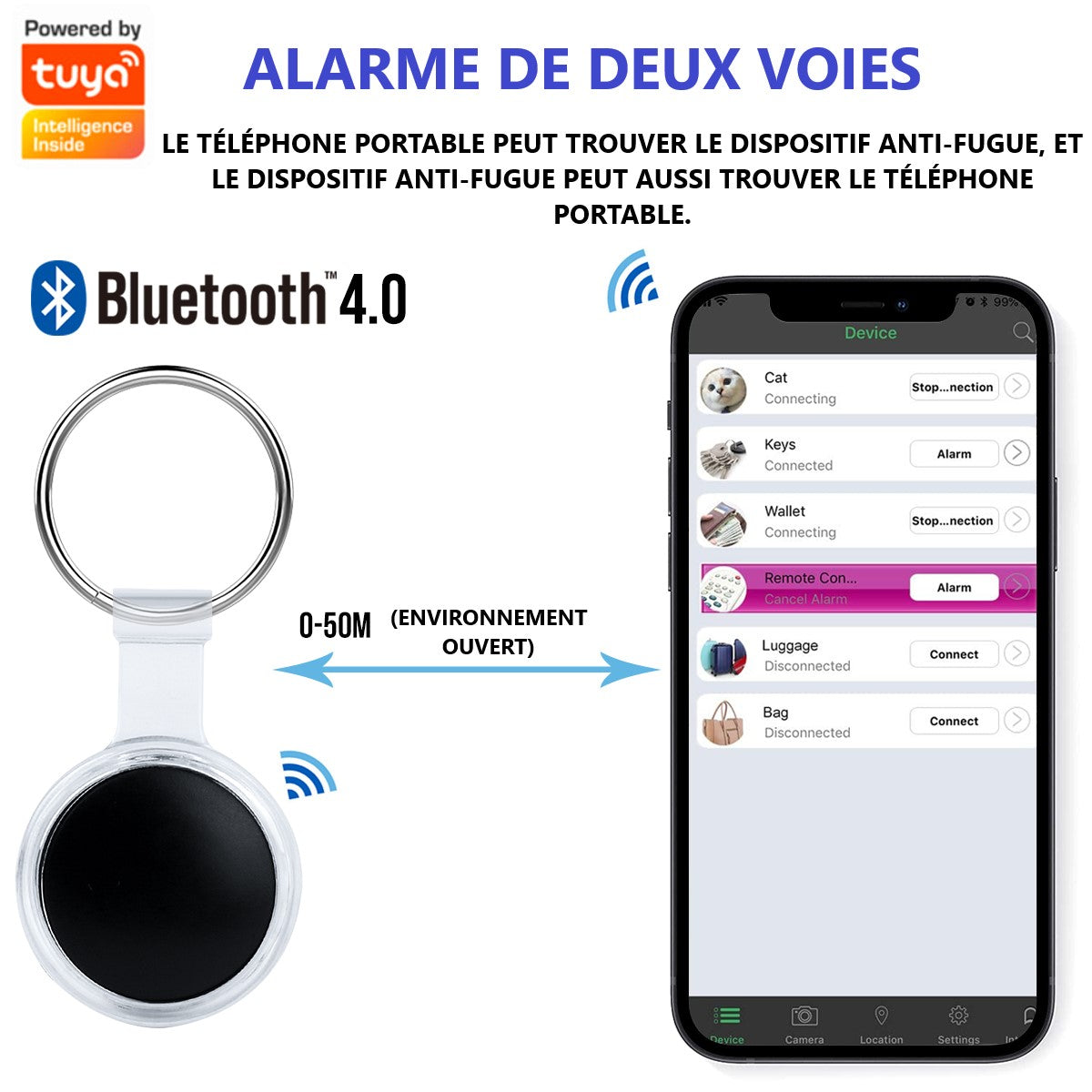 Localisateur Bluetooth Anti-Perte