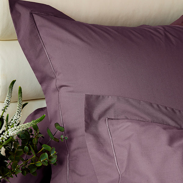 Percale Unie - Taie D'Oreiller - Violet