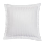 Satin Uni Jacquard - Taie D'Oreiller - Blanc