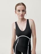 Combinaison Talia 2.0 - Noir/Blanc Cassé - Femme